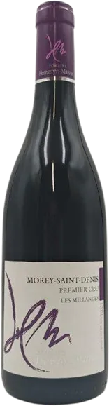 vue du vin Morey-Saint-Denis 1er Cru les Millandes Rouge 2015 Domaine Heresztyn Mazzini