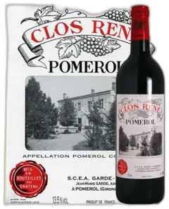photo du vin Clos Rene Magnum- Alc. Aoc Pomerol