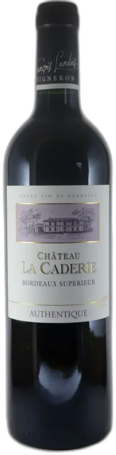 photo du vin Chateau la Caderie Bio Bdx Superieur Rge Authentique 75cl- Alc