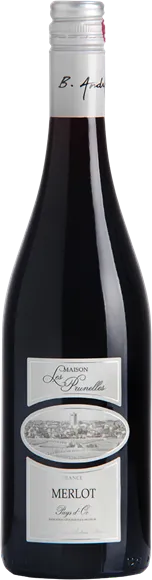 vue du vin Pays d’oc Maison les Prunelles Merlot Rouge 2024 Bruno Andreu