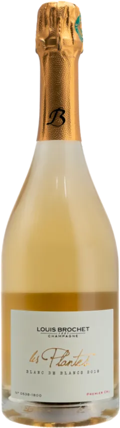 photo du vin les Plantes Blanc de Blancs 1er Cru-75cl-Alc. Vol. Champagne Louis Brochet
