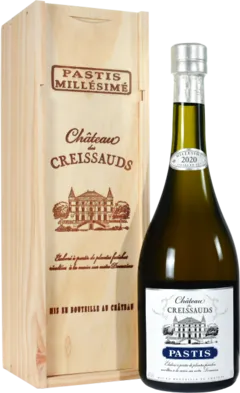 capture du vin Pastis Millesime 70cl- Alc. Chateau des Creissauds