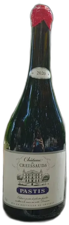 photo du vin Pastis Millesime Magnum- Alc. Chateau des Creissauds-Coffret Bois