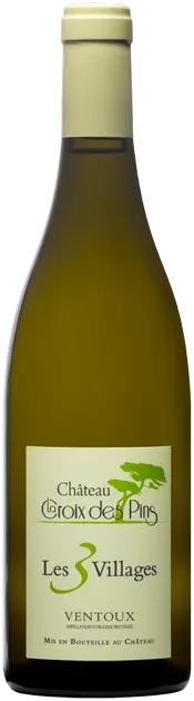photo du vin Ventoux "3 Villages Blanc " 75cl-Alc. Bio-Château la Croix des Pins