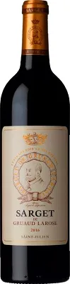 photo du vin Sarget de Gruaud Larose 2016