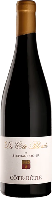 vue du vin la Côte Blonde-75cl- Alc. Côte Rotie Steph. Ogier-c Bois
