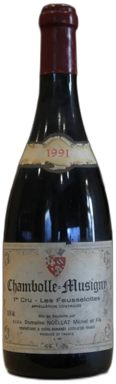 photo du vin Chambolle Musigny 1er Cru Feusselottes' 1991 Michel Noellat