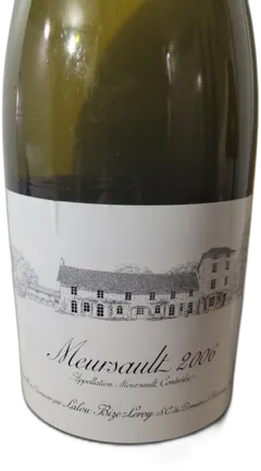 vue du vin Domaine d’Auvenay Meursault 2006