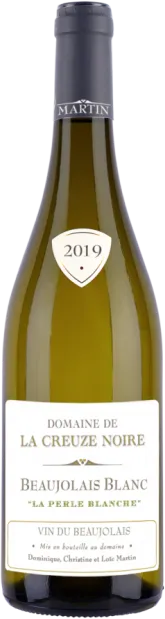 capture du vin la Perle Blanche Beaujolais Blanc Domaine de la Creuze Noire