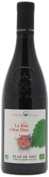 photo du vin Cayran Plan de Dieu la Bête à Bon Dieu