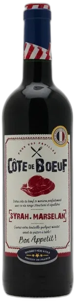photo du vin Côte de Boeuf Igp d’oc Rouge