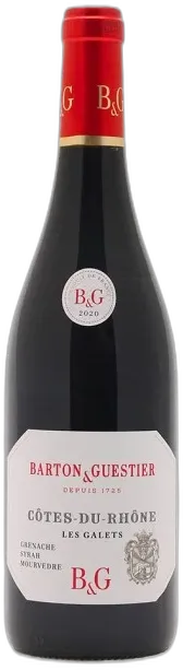 vue du vin b g Côtes du Rhône les Galets