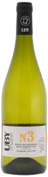 image du vin Uby Blanc n°3 Igp Côte de Gascogne