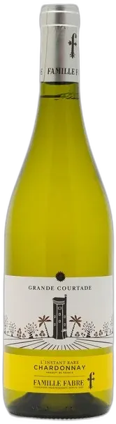 vue du vin ch. Gde Courtade Igp d’oc Chardonnay
