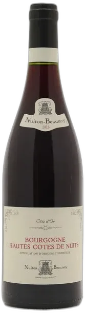 image du vin Nuiton Beaunoy Hautes Côtes de Nuits Rouge