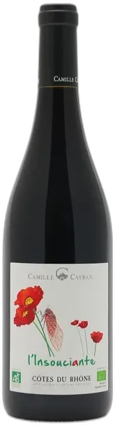 capture du vin Cayran Côtes du Rhône l’Insouciante