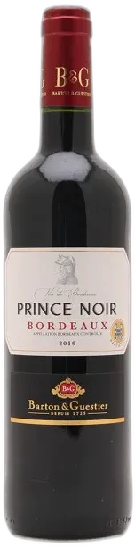 photo du vin b g Prince Noir Bordeaux