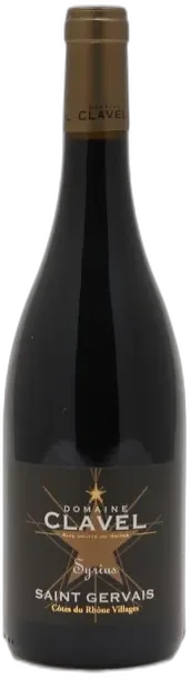 photo du vin Dom. Clavel Cdr Village st Gervais Rouge Syrius