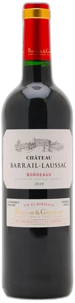 vue du vin ch. Barrail Laussac Bordeaux