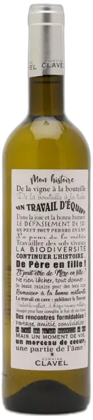 capture du vin Dom. Clavel Vdp d’oc Mon Histoire Blanc
