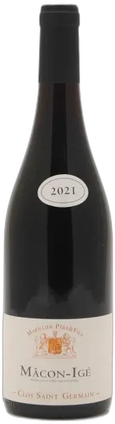 photo du vin Dom. Marillier Mâcon-Igé Rouge "Clos st Germain"