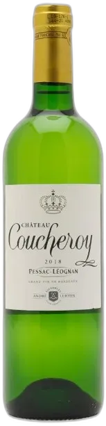 vue du vin ch. Coucheroy Pessac Léognan Blanc