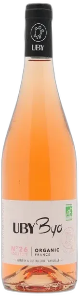 photo du vin Uby Byo Rosé n°26 Igp Côte de Gascogne