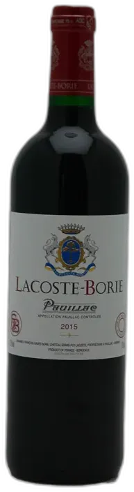 photo du vin Lacoste Borie Pauillac Aoc