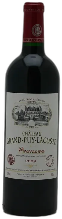 photo du vin ch. Grand Puy Lacoste Pauillac 2009