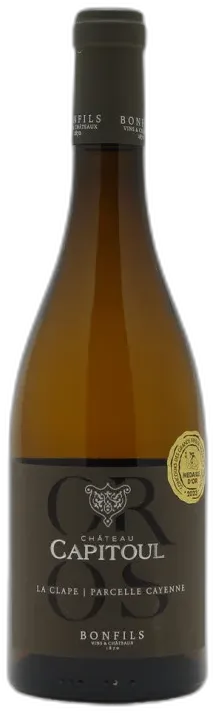 vue du vin ch. Capitoul la Clape Oros Cayenne Blanc