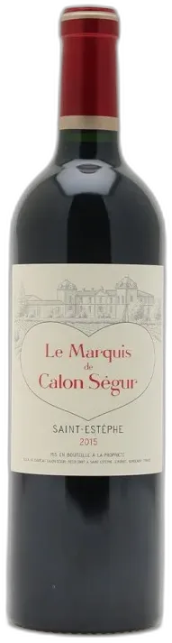 photos du vin ch. Calon Ségur st Estèphe Marquis de Calon