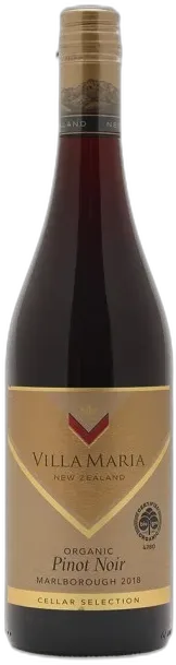 photo du vin Villa Maria Pinot Noir Cellar Selection Nelle Zélande