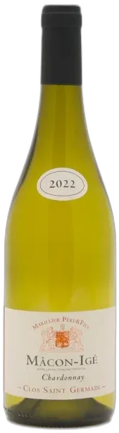 image du vin Dom. Marillier Mâcon-Igé Blanc "Clos st Germain"