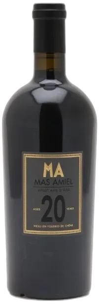 vue du vin Mas Amiel 20 Ans Maury Doux