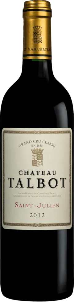 vue du vin Château Talbot 2012