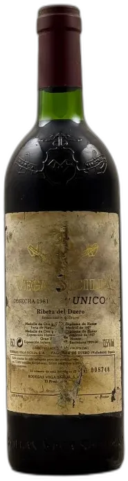 photo du vin Vega Sicilia Ribera Del Duero "Unico" 1981
