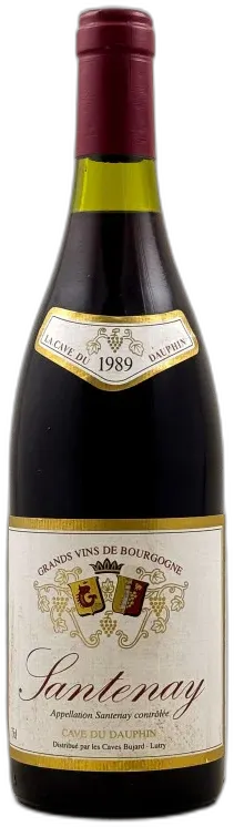 vue du vin Cave du Dauphin Santenay 1989