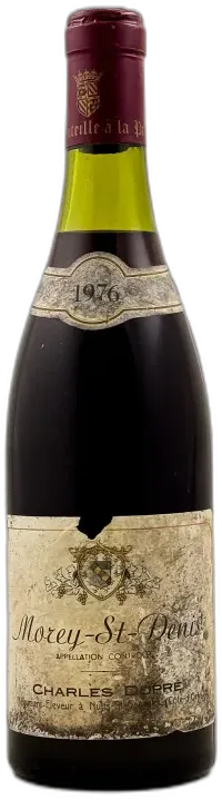 image du vin Charles Dupré Morey Saint Denis 1976