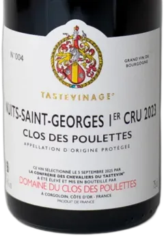 photos du vin Nuits Saint Georges 1er Cru "Clos des Poulettes"