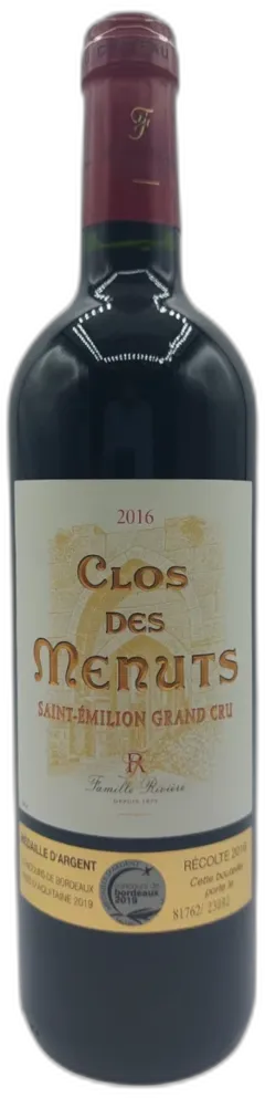 illustration du vin Saint Emilion Grd Cru Clos Menuts