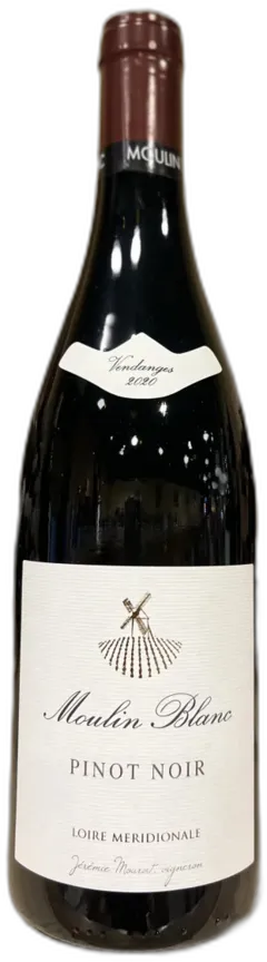 aperçu du vin Igp Val Loire-Vendee Dom Moulin Blanc Rouge Pinot Noire Bio