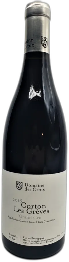 photo du vin Corton Grand Cru les Greves Domaine des Croix