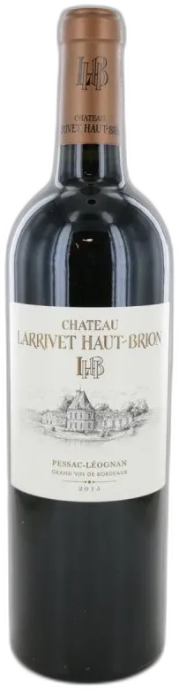photo du vin Château Larrivet Haut Brion 2015