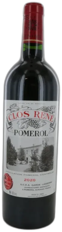 photo du vin Clos Rene Pomerol