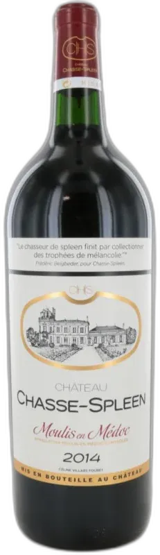 capture du vin Château Chasse Spleen 2014 Magnum
