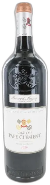 vue du vin Pessac-Léognan 2020 Château Pape Clément