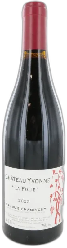 photo du vin Saumur-Champigny la Folie 2023 Château Yvonne
