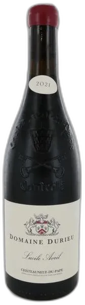 photo du vin Chateauneuf du Pape 2021 Lucile Avril Domaine Durieu