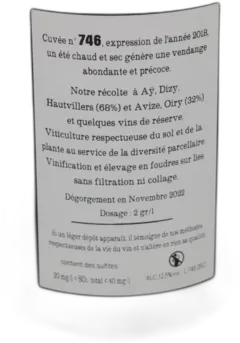 photo du vin Champagne Jacquesson Cuvée 746