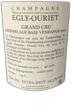 capture du vin Egly-Ouriet Brut Grand Cru